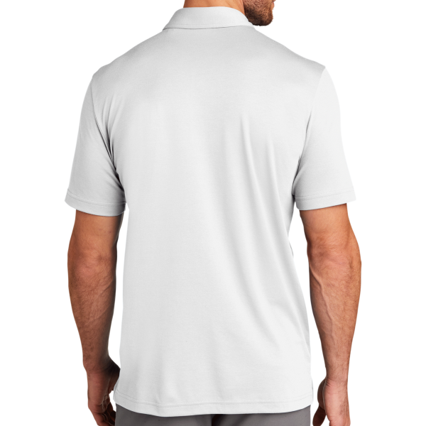 Travis Mathew Oceanside Solid Polo, White, Back view