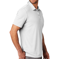 Travis Mathew Oceanside Solid Polo, White, Right Sleeve view