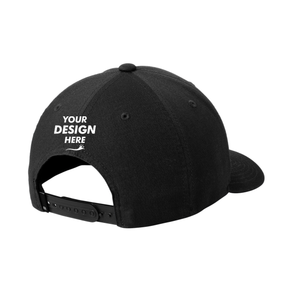 Travis Mathew On Ice Patch Cap, Black, Back view, Mockup