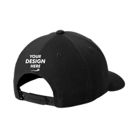 Travis Mathew On Ice Patch Cap, Black, Back view, Mockup