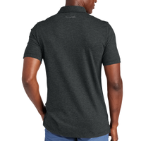 Travis Mathew Sunnyvale Polo, Black Heather, Back view