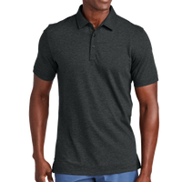 Travis Mathew Sunnyvale Polo, Black Heather, Front view