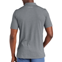 Travis Mathew Sunnyvale Polo, Dark Grey Heather, Back view