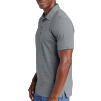 Travis Mathew Sunnyvale Polo, Dark Grey Heather, Left Sleeve view