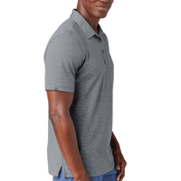 Travis Mathew Sunnyvale Polo, Dark Grey Heather, Right Sleeve view