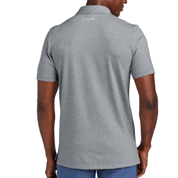 Travis Mathew Sunnyvale Polo, Light Grey Heather, Back view