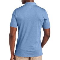 Travis Mathew Sunnyvale Polo, Strong Blue Heather, Back view