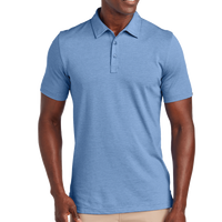 Travis Mathew Sunnyvale Polo, Strong Blue Heather, Front view