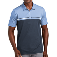 Travis Mathew Sunset Blocked Polo, Riviera Heather / Blue Nights, Front view