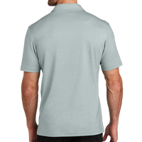 Travis Mathew Sunsetters Pocket Polo, Balsam Green Heather, Back view