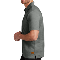 Travis Mathew Sunsetters Pocket Polo, Black Heather, Left Sleeve view