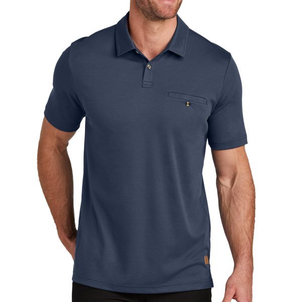 Travis Mathew Sunsetters Pocket Polo, Blue Nights, Front view