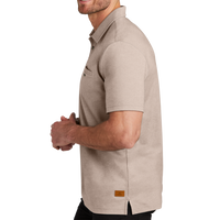 Travis Mathew Sunsetters Pocket Polo, Portabella Heather, Left Sleeve view