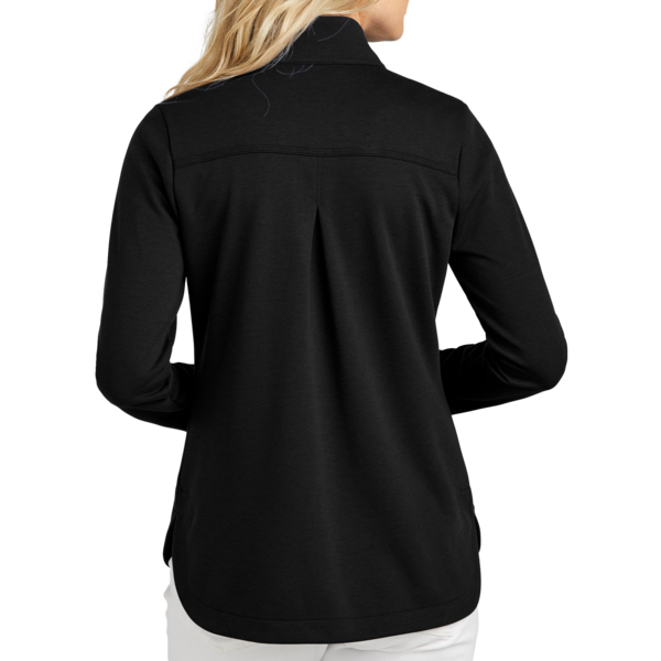 Travis Mathew Women's Coveside Full Zip, Black, Back view