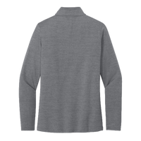 Travis Mathew Women's Crestview 1/4 Zip, Grey Heather, Back view