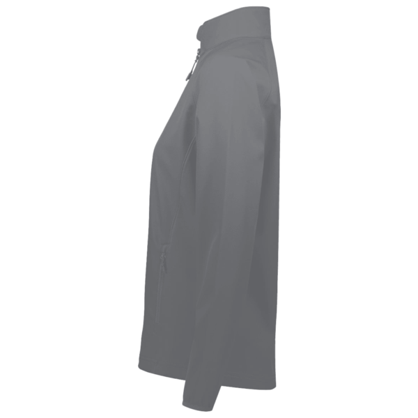 Travis Mathew Women's Crestview 1/4 Zip, Grey Heather, Left Sleeve view