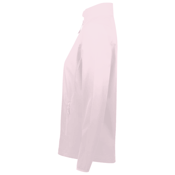 Travis Mathew Women's Crestview 1/4 Zip, Stone Pink, Left Sleeve view