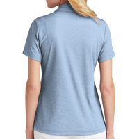 Travis Mathew Women's Oceanside Heather Polo, Allure Heather, Back view