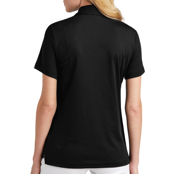 Travis Mathew Women's Oceanside Solid Polo, Black, Back view