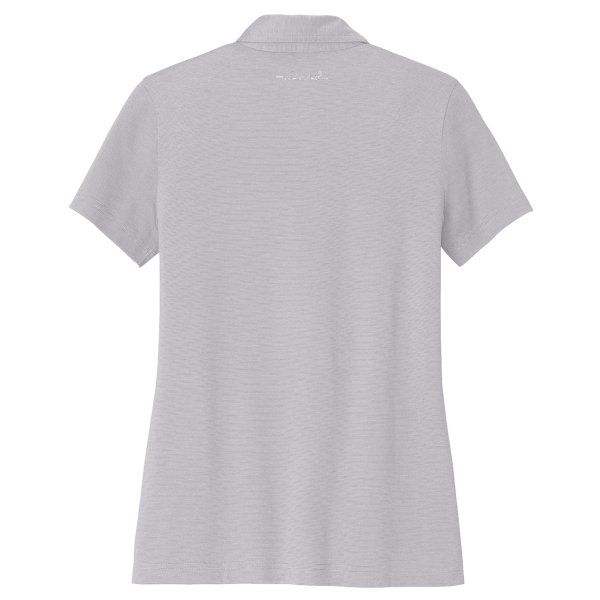 Travis Mathew Women's Sunnyvale Polo, Light Grey Heather, Back view