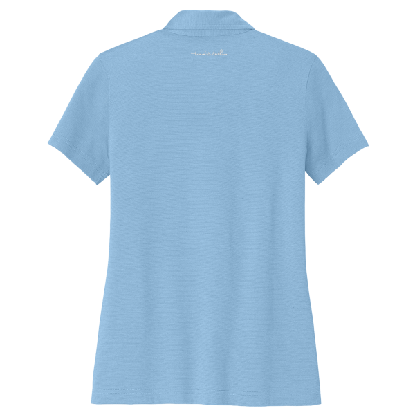 Travis Mathew Women's Sunnyvale Polo, Strong Blue Heather, Back view