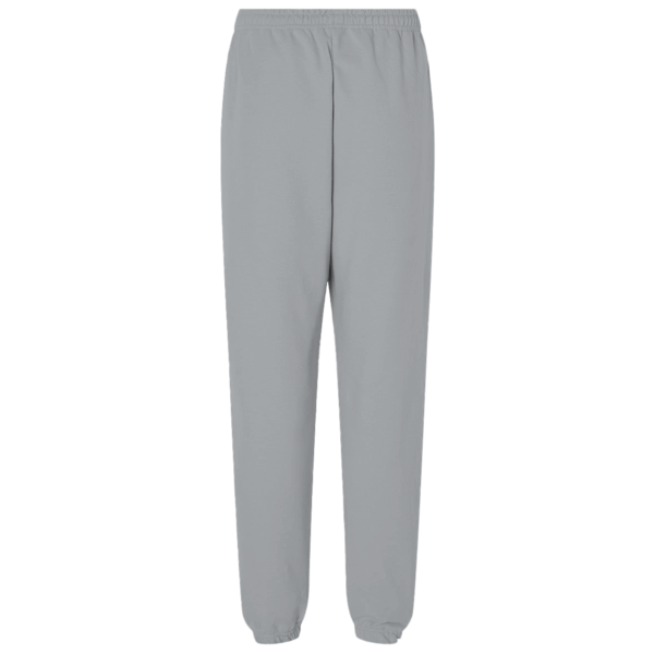 TriDri Men's Spun Dyed Joggers, Grey Melange, Back view
