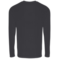 TriDri Unisex Panelled Long Sleeve Tech T-Shirt, Black, Back view