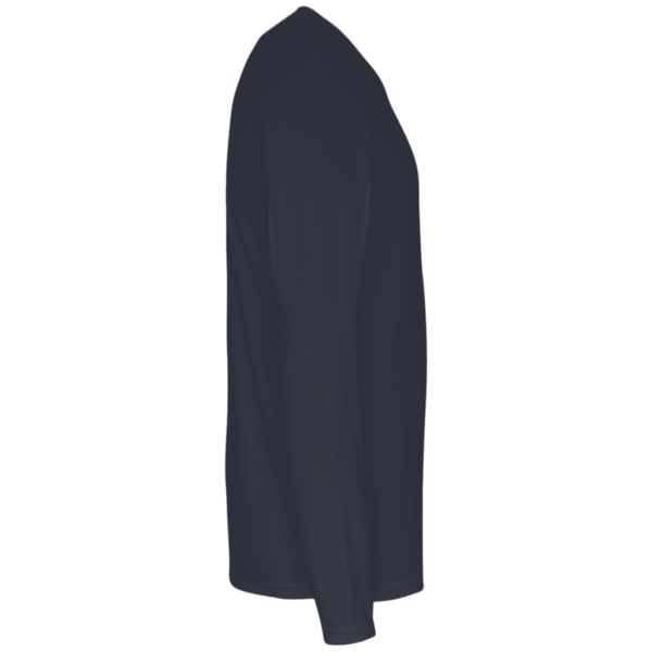 TriDri Unisex Panelled Long Sleeve Tech T-Shirt, French Navy, Right Sleeve view