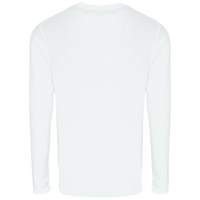 TriDri Unisex Panelled Long Sleeve Tech T-Shirt, White, Back view