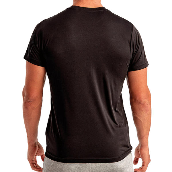TriDri Unisex Recycled Performance T-Shirt, Black, Back view