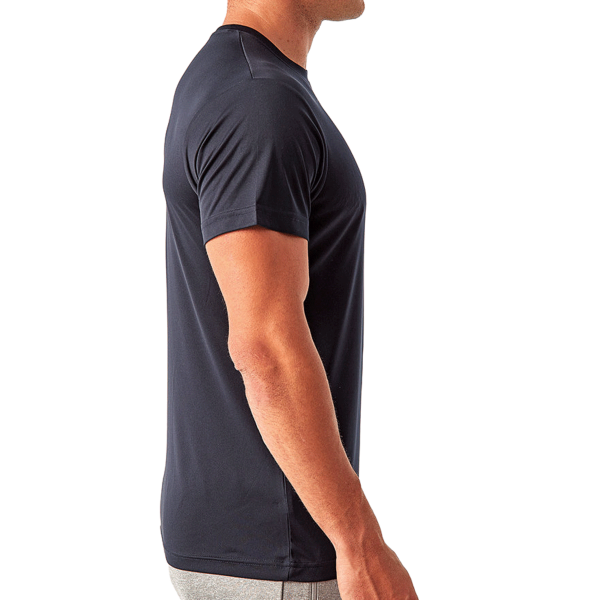 TriDri Unisex Recycled Performance T-Shirt, French Navy, Right Sleeve view