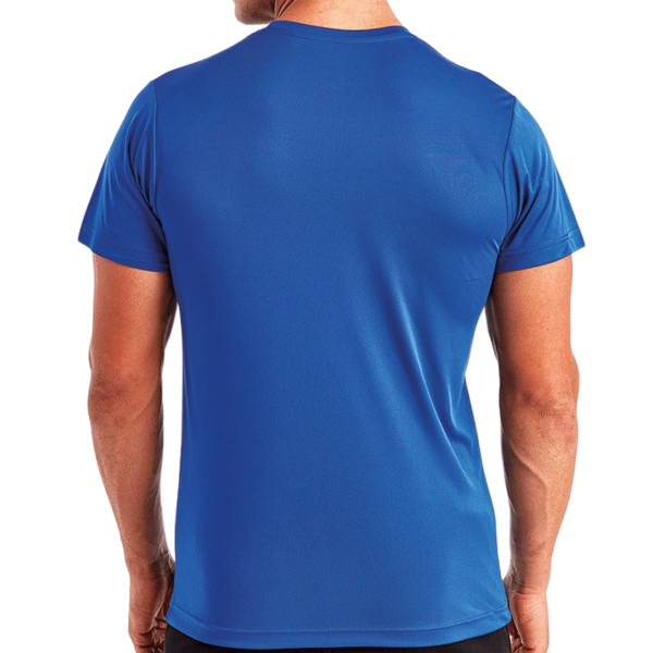 TriDri Unisex Recycled Performance T-Shirt, Royal, Back view