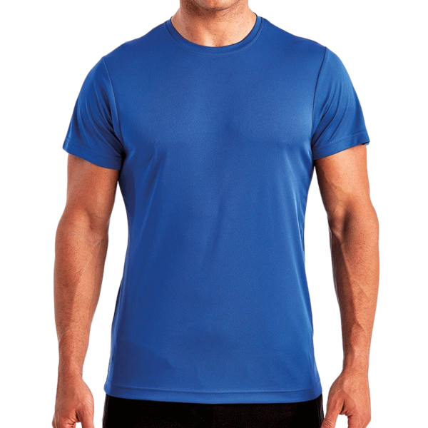 TriDri Unisex Recycled Performance T-Shirt, Royal, Front view