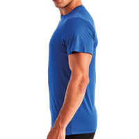 TriDri Unisex Recycled Performance T-Shirt, Royal, Left Sleeve view