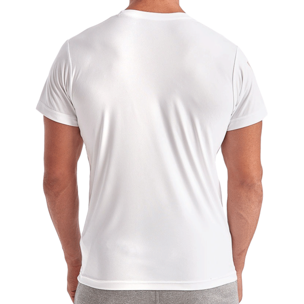 TriDri Unisex Recycled Performance T-Shirt, White, Back view