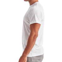 TriDri Unisex Recycled Performance T-Shirt, White, Left Sleeve view