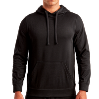 TriDri Unisex Spun Dyed Hooded Sweatshirt, Black, Front view