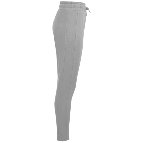 TriDri Women's Fitted Maria Joggers, Heather Grey, Right Side view