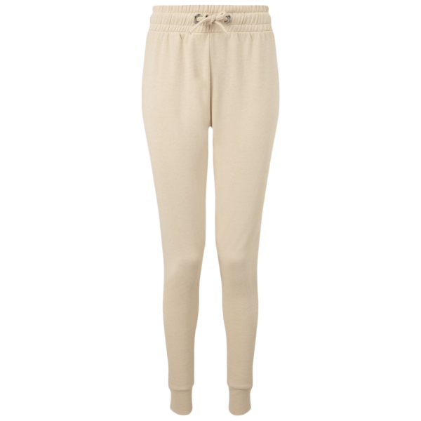 TriDri Women's Fitted Maria Joggers, Nude, Front view