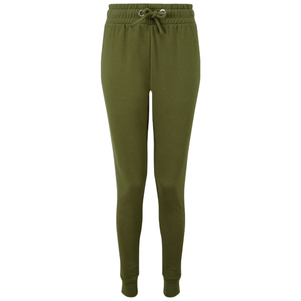 TriDri Women's Fitted Maria Joggers, Olive, Front view