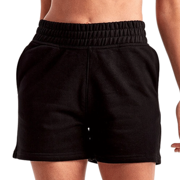 TriDri Women's Maria Jogger Shorts, Black, Front view