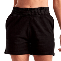 TriDri Women's Maria Jogger Shorts, Black, Front view