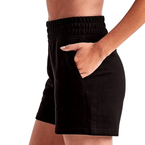 TriDri Women's Maria Jogger Shorts, Black, Left Side view