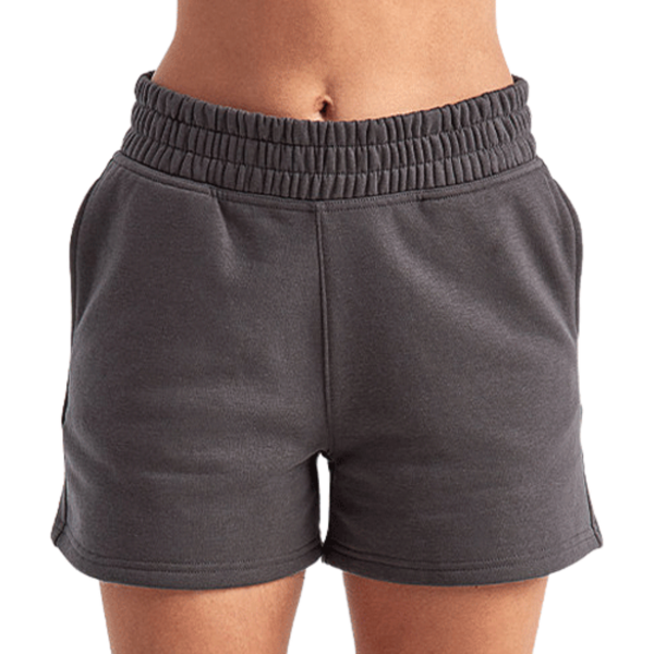 TriDri Women's Maria Jogger Shorts, Charcoal, Front view