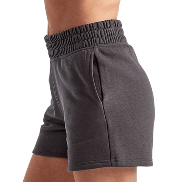 TriDri Women's Maria Jogger Shorts, Charcoal, Left Side view