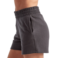TriDri Women's Maria Jogger Shorts, Charcoal, Left Side view