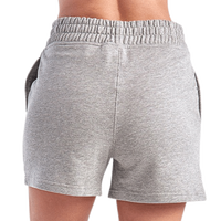 TriDri Women's Maria Jogger Shorts, Heather Grey, Back view