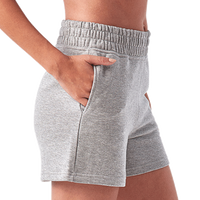 TriDri Women's Maria Jogger Shorts, Heather Grey, Right Side view