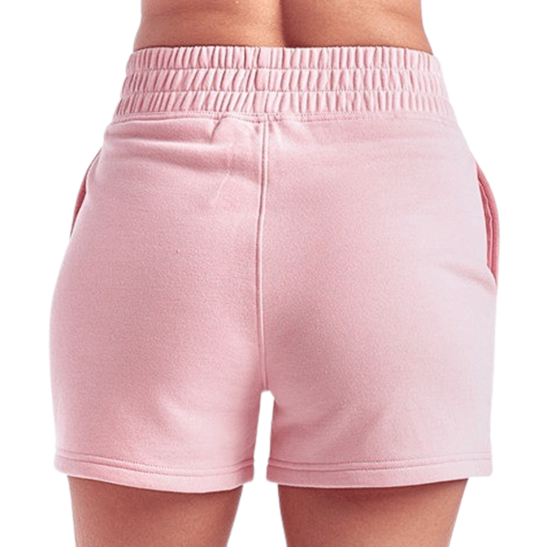 TriDri Women's Maria Jogger Shorts, Light Pink, Back view