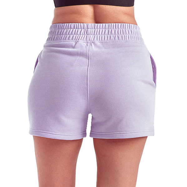 TriDri Women's Maria Jogger Shorts, Lilac, Back view